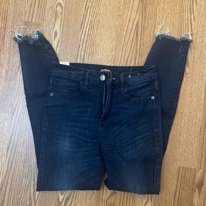 Express - ankle skinny - size 2 - High rise - denim perfect - stretch +
